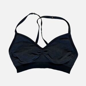 Black Lululemon Criss Cross Strap Sports Bra SZ UNK. Guess 0-2 See Measurements